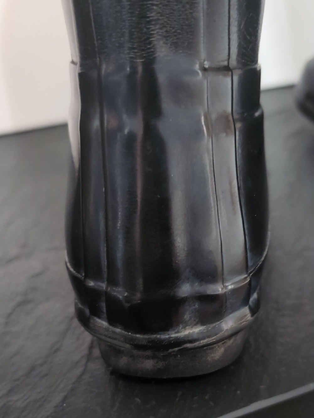 Hunter Classic Tall Black Boots With Boot Inserts Men's Size 8 Women's Size 9 - Picture 10 of 16